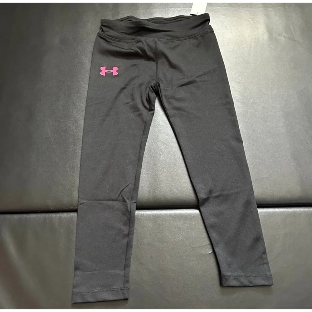 NWT Under Armour Floral Hoodie & Leggings Set Girls size 5